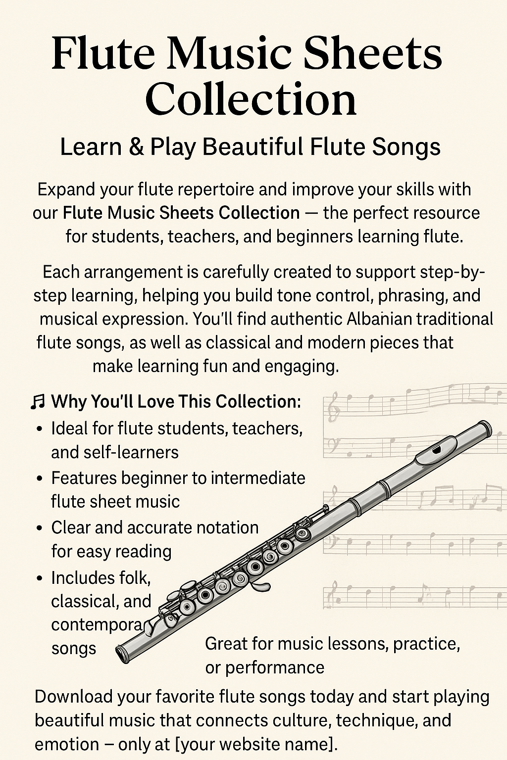 Flute - Alb Music Notes