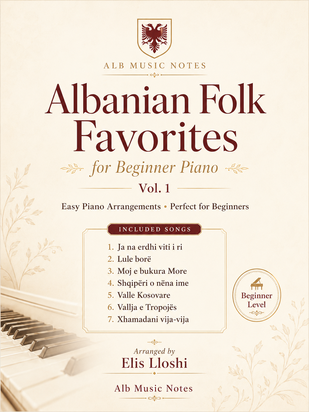 Albanian Folk Favorites for Children Beginner Piano