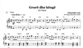Grurë dhe Këngë - Albanian Piano Sheet Music