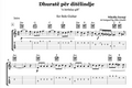Dhuratë për ditëlindje, Albanian Guitar Sheet Music