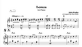 Lemza, Albanian Piano Sheet Music