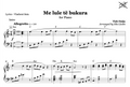 Me Lule Të Bukura – Albanian Piano Sheet Music PDF (Light Folk Style, Easy Level)