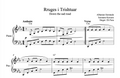 Rruges i trishtuar, Albanian Piano Sheet Music