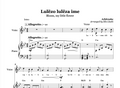 Lulëzo, Lulëza ime | Piano & Voice Sheet Music