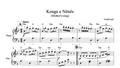 Kenga e Nënës, Albanian Piano Sheet Music