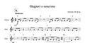Shqiperi o nena ime, Albanian Guitar Sheet Music