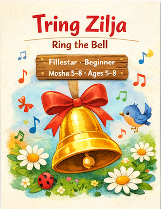 Book cover of 'Ring the Bell' by Tring Zilja with a gold bell, red ribbon, and colorful elements.