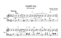 Arapke moj, Piano sheet + Chords - Alb Music Notes