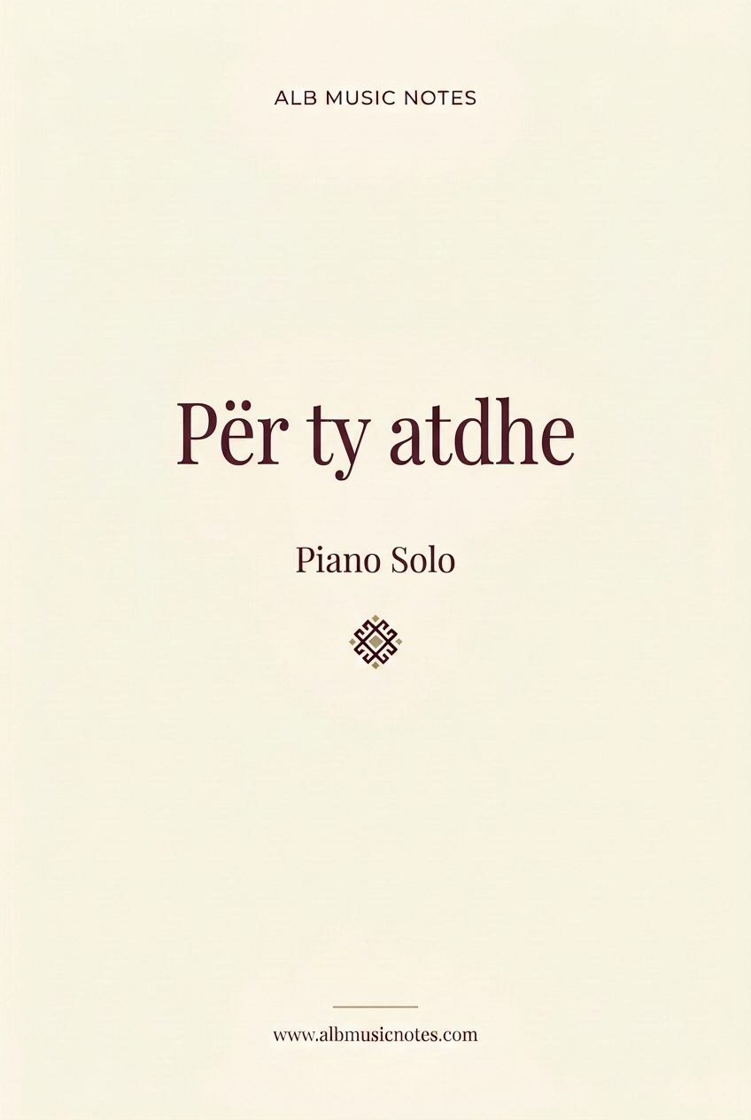 Për ty atdhe title page