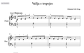 Vallja e tropojes, Piano sheet - Alb Music Notes